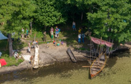 I Historyczny Festiwal Jaćwieski Pera Sudinoi „Przybycie Jaćwingów” nad jez. Hańcza