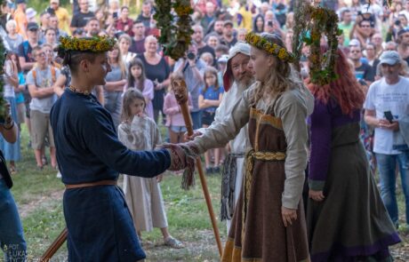I Historyczny Festiwal Jaćwieski Pera Sudinoi „Przybycie Jaćwingów” nad jez. Hańcza